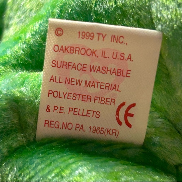 🚨Beanie Baby Kicks the Soccer Bear Retired Birth date 1998⚽️💚 - Picture 5 of 10